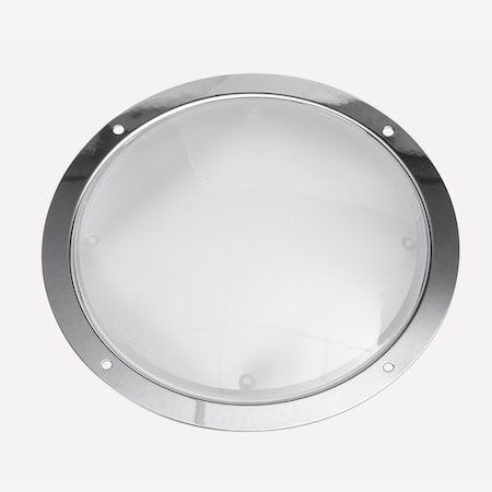 Tecniq 8" Ev White Light Chrome Trim 2 Stage TQ E08-WC10-1